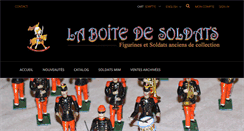 Desktop Screenshot of boitedesoldats.fr